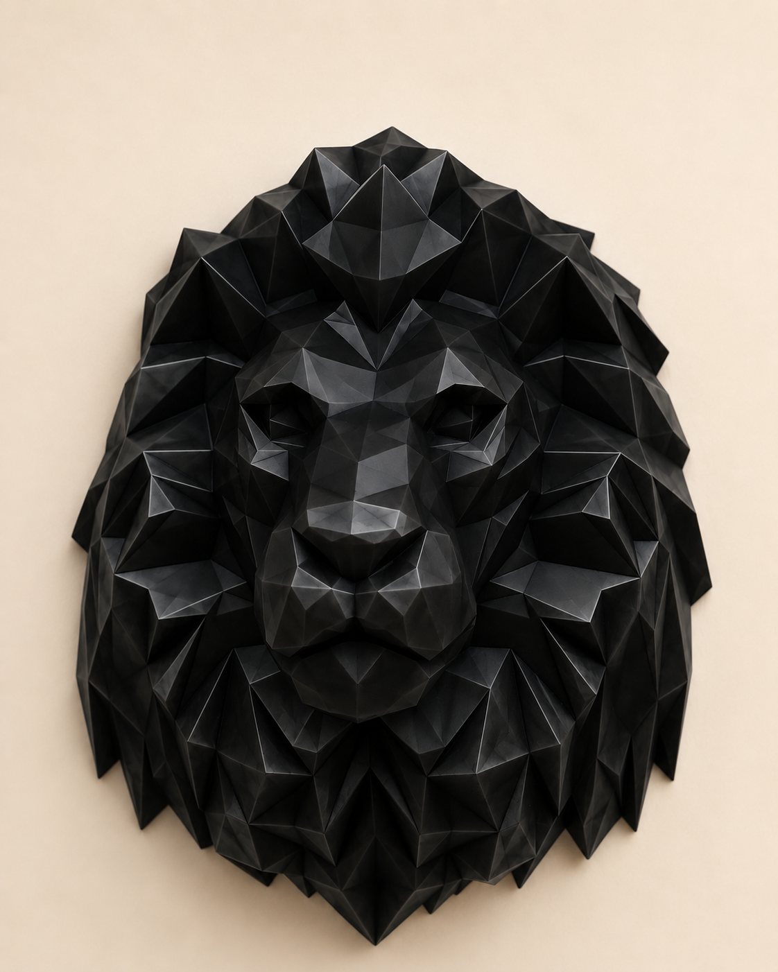 MEA/424- Geometrik Aslan Heykeli