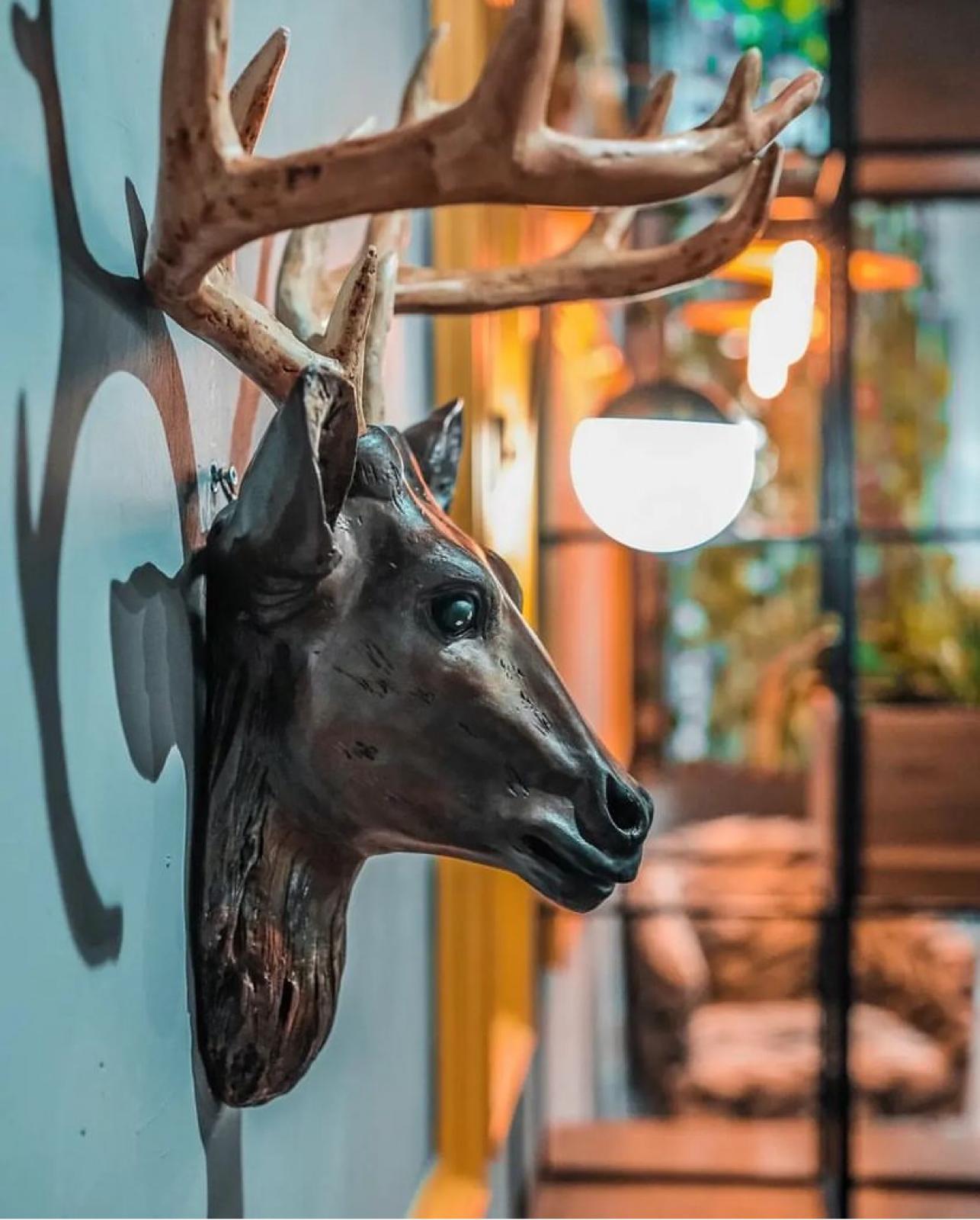MEA/399-Tasarim Duvar Geyik Heykeli
